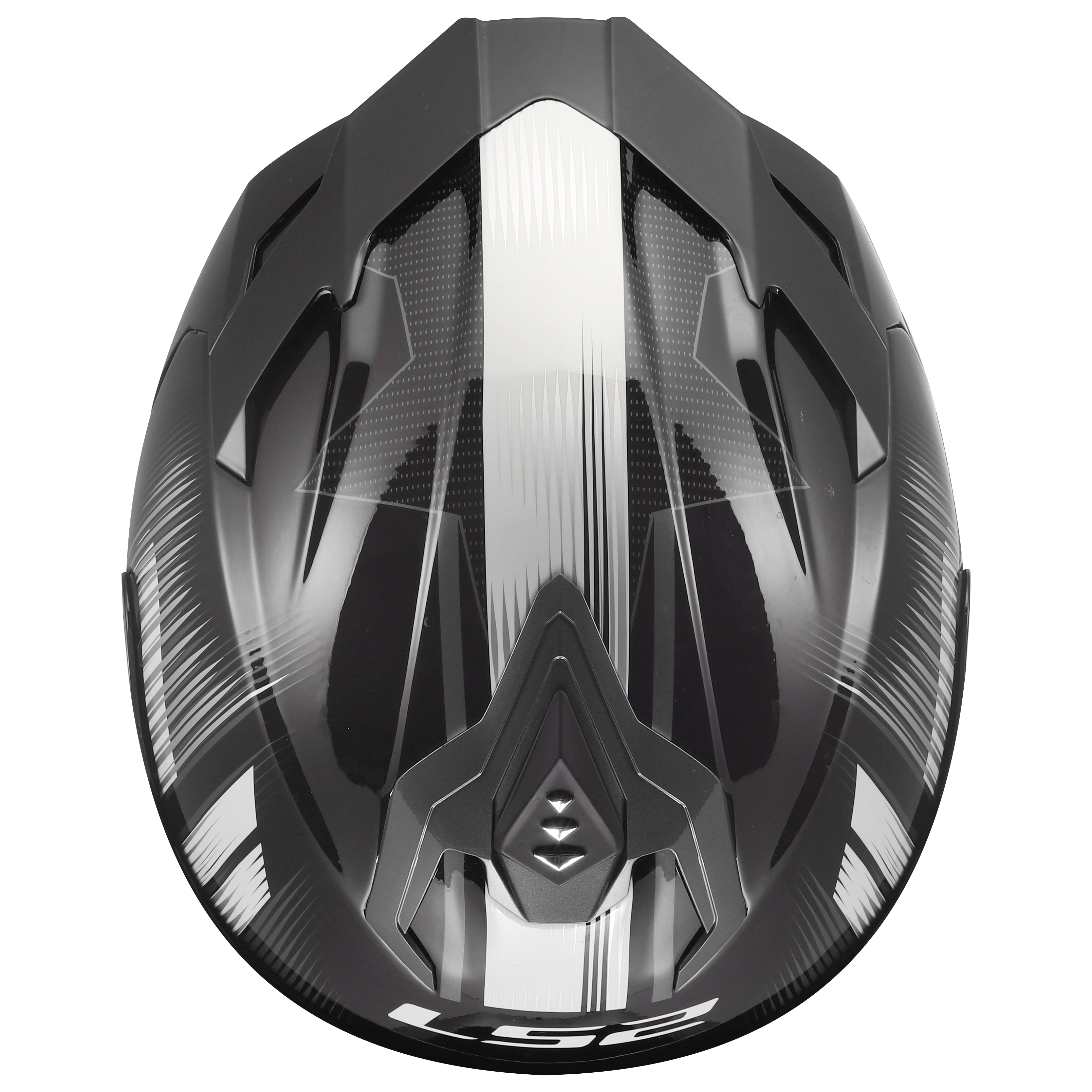 LS2 FF817 CHALLENGER II NITRO BLACK GREY 168170512 (10)